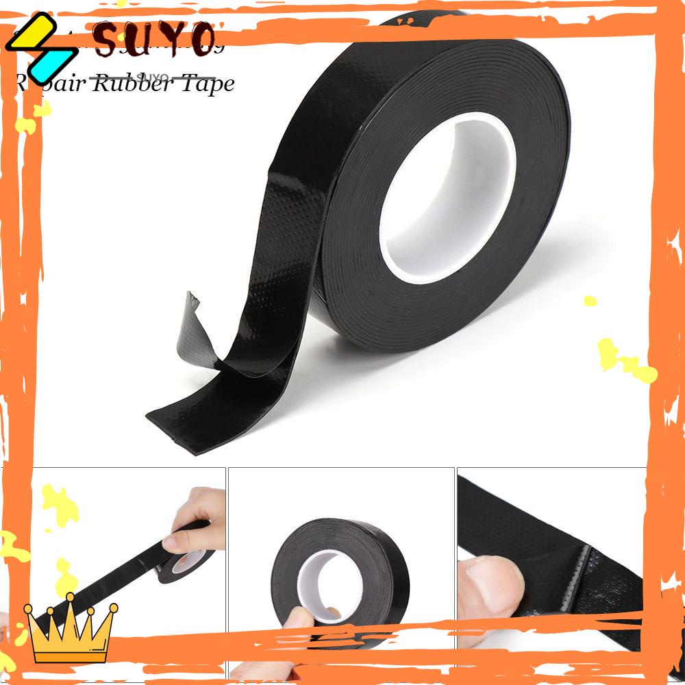 Suyo Self-Amalgamating Tape Kabel Tahan Lama Tetap Isolasi Tabung Perbaikan Las Tape Perlengkapan Listrik Perekat Diri