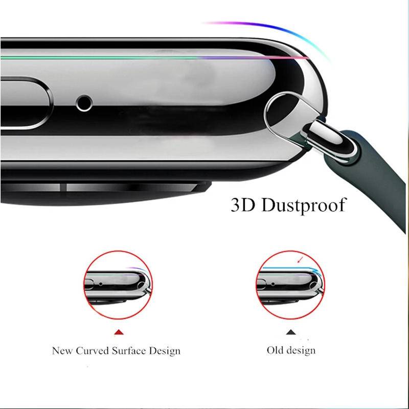 9d Soft Fibre Glass Film For OPPO Watch2 3 41mm 42mm 46mm Smart Watch Screen Protection Soft Film Bukan Tempered Glass Untuk OPPO Free Band2