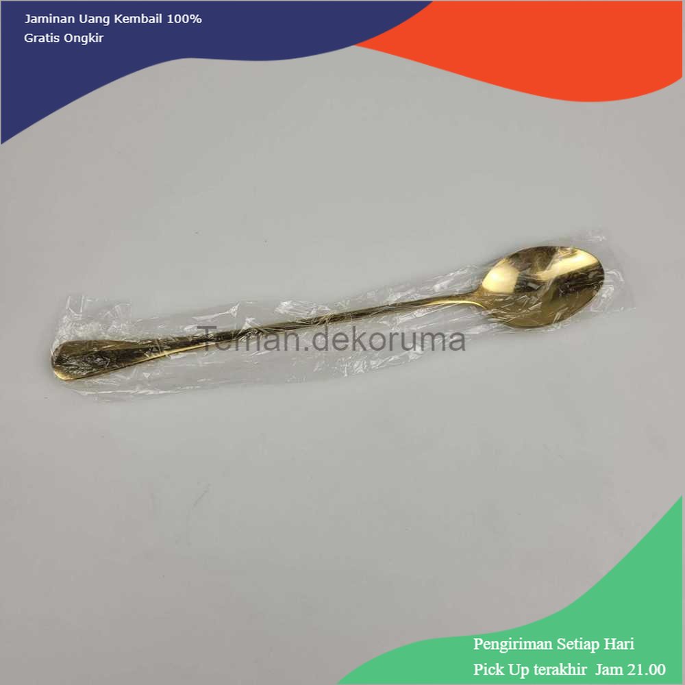 TD - RTG Szpoon Sendok Teh Gagang Panjang Long Handled Tea Spoon 20 cm - F80