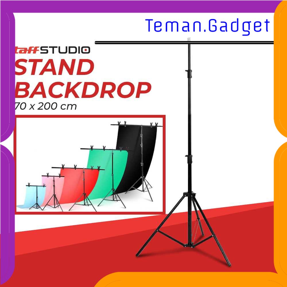 TG - KMR TaffSTUDIO Stand Backdrop Photography T-Shape 2 Clamp - M138