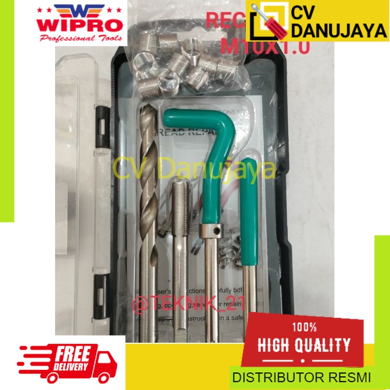 RECOIL M10 x1 WIPRO RECOIL SET WIPRO M10 UNTUK BAUT 14