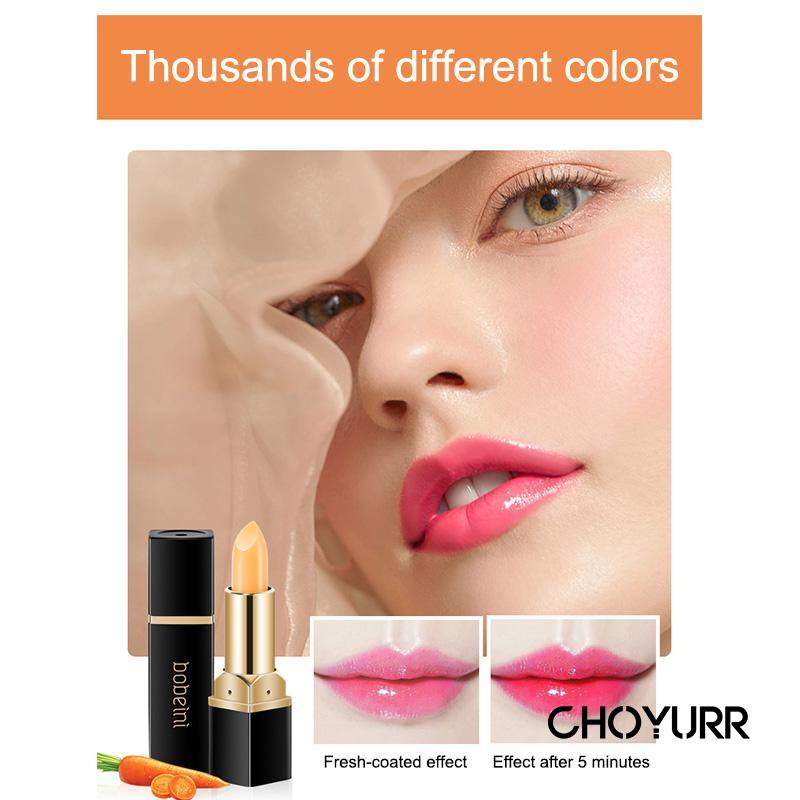 【COD】Lip Blam Pelembab Bibir Lipstik Berubah Warna Carotene Vitamin Bibir Moisturizing Water -CH