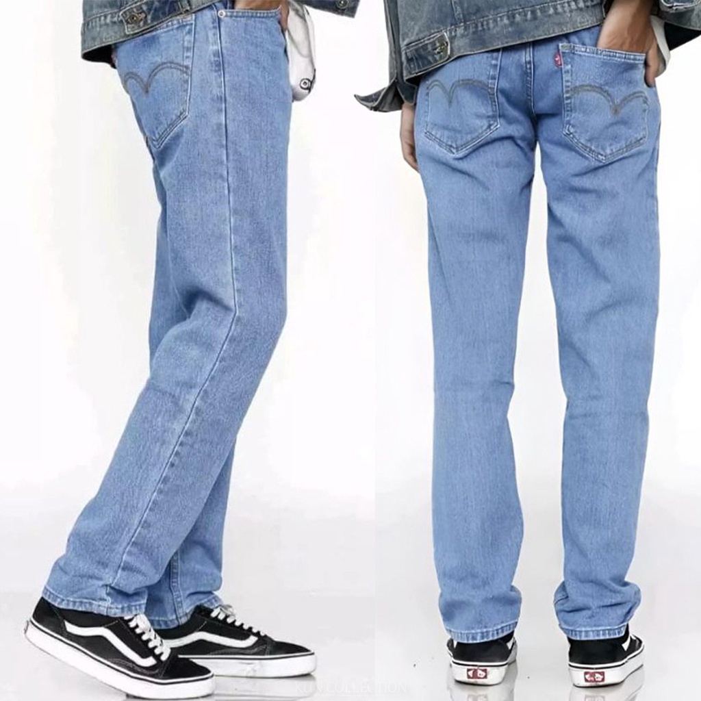 Celana Jeans Panjang Pria Reguler Fit - Kun Collection