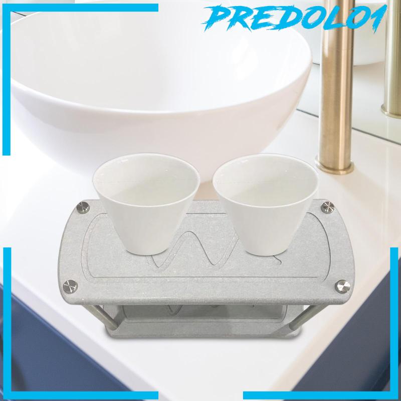 [Predolo1] Cups Organizer Diatom Mud Cup and Mug Coaster Untuk Wastafel Ruang Tamu Kamar Mandi