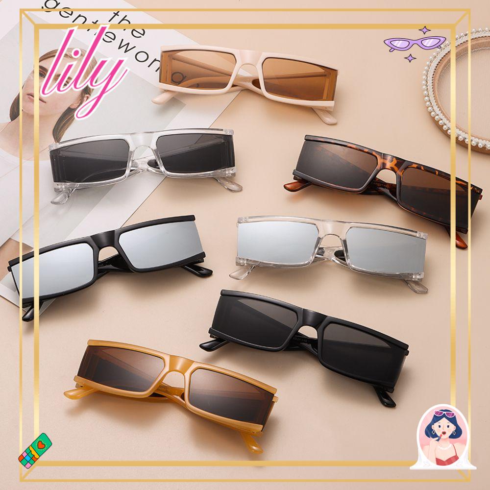 Lily Kacamata Hitam Kecil Retro Kacamata Matahari Shades Sunglasses Untuk Wanita