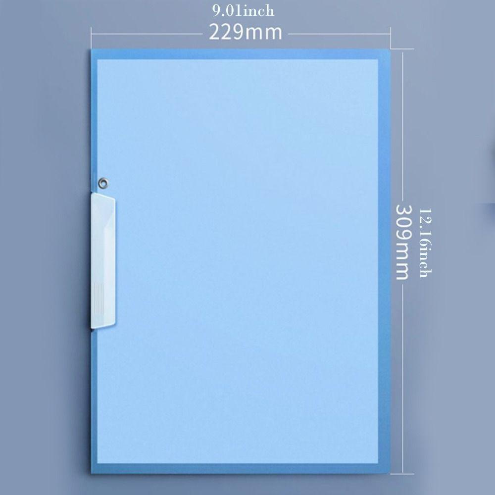 [Elegan] A4 Clipboard File Folder Kantor Sekolah Tempat Kwitansi Dokumen Klip Siswa Stationary Kertas Memo Clip