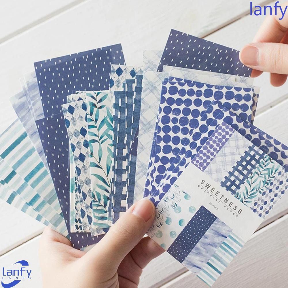 Lanfy Bahan Kertas 10deisgn 50pcs/Lot Scrapbooking Kreatif Membuat Kartu Kertas Tulisan