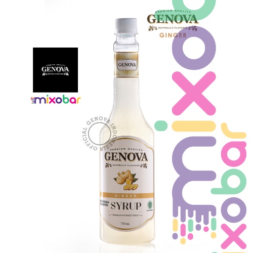 

Genova Syrup Ginger 750ml l Sirup Minuman