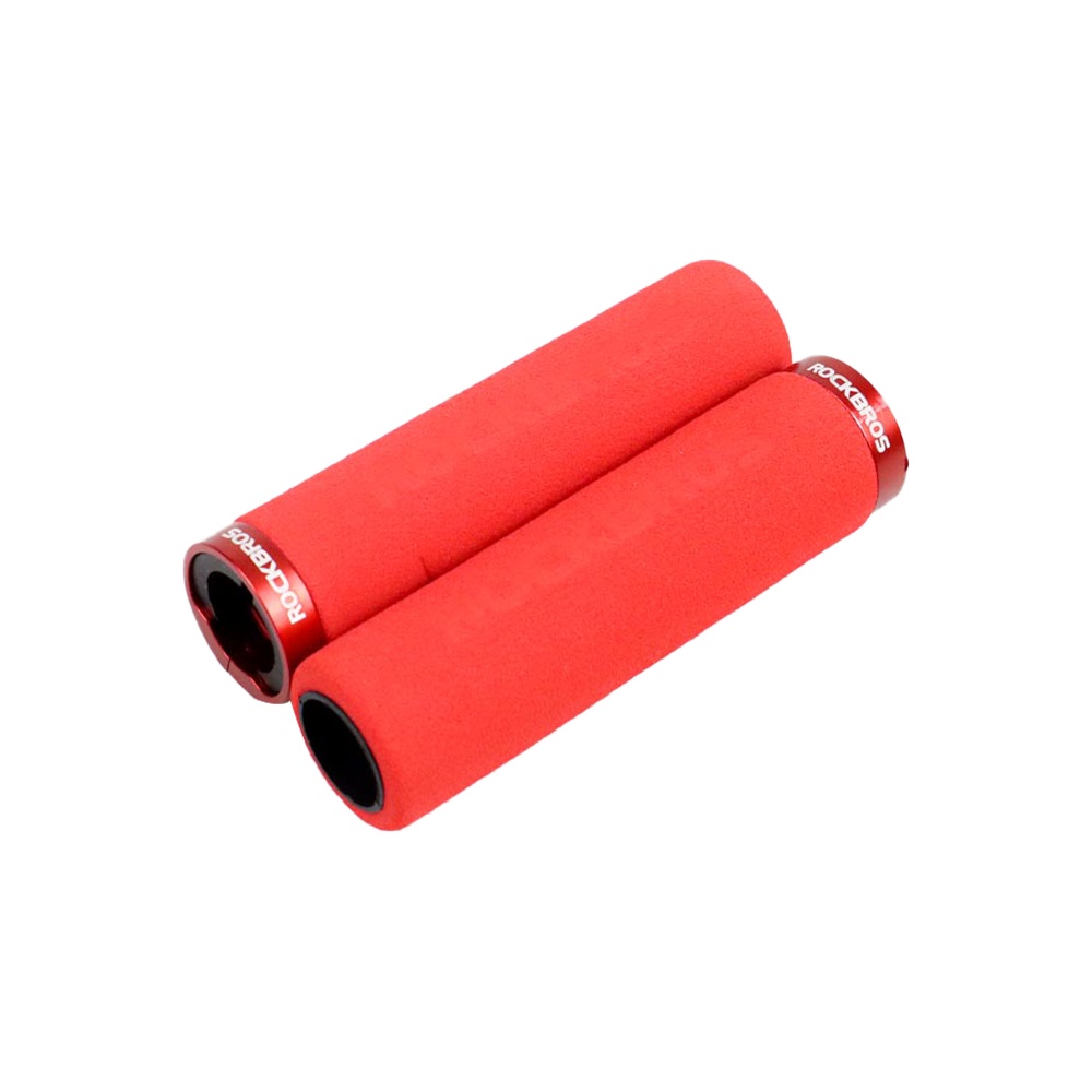 Grip Gagang Sepeda Handlebar Silicone Sponge - BT1001 - Red