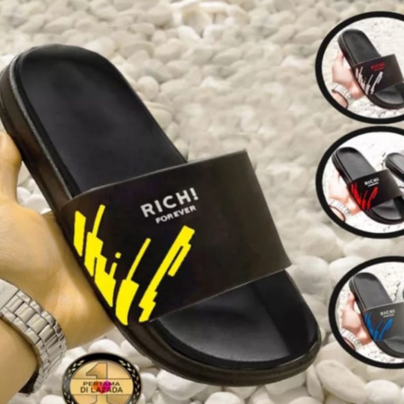 Sandal Pria Wanita Terbaru Sandal Slop Richie