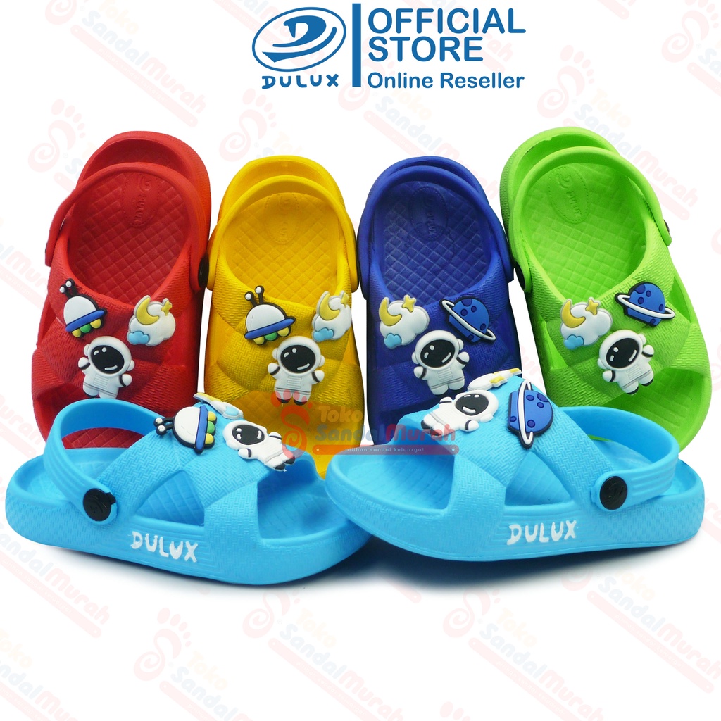 Toko Sendal Murah - Sandal Balita Lucu Uk 20 - 25 / Sandal Motif Astronot Tali Belakang / Sandal Slop Balita Terbaru / Sandal Model Kekinian [Toko Sendal Murah M 539 E-1]