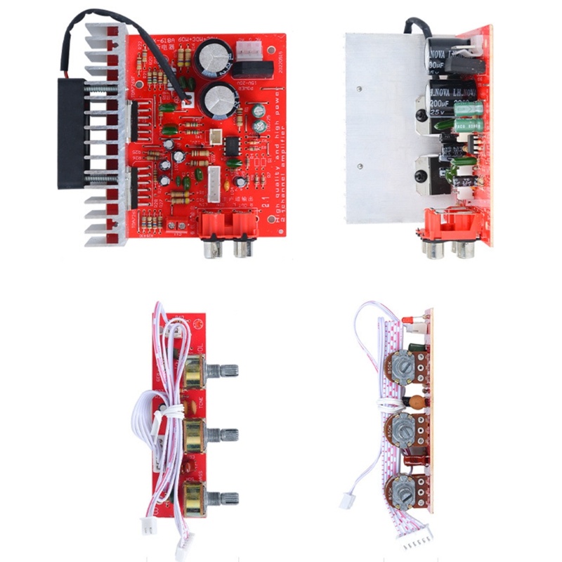 Bt 60Wx3 DC12V Subwoofer Amplifier Board Subwoofer 2.1 Channel Speaker Komputer Modul Amplifier Suara
