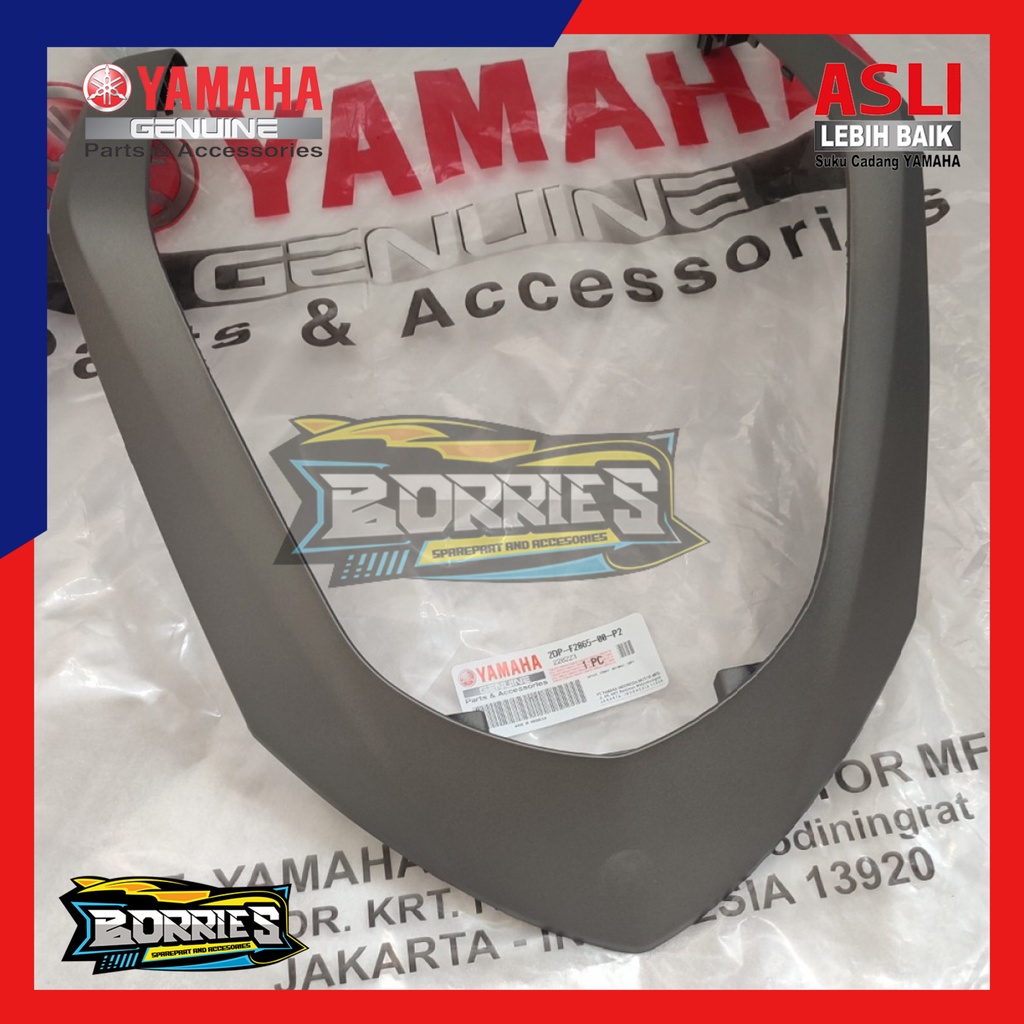 cover front dasi tameng nmax abu2 ori ymh 2dp-f2865-00-p2