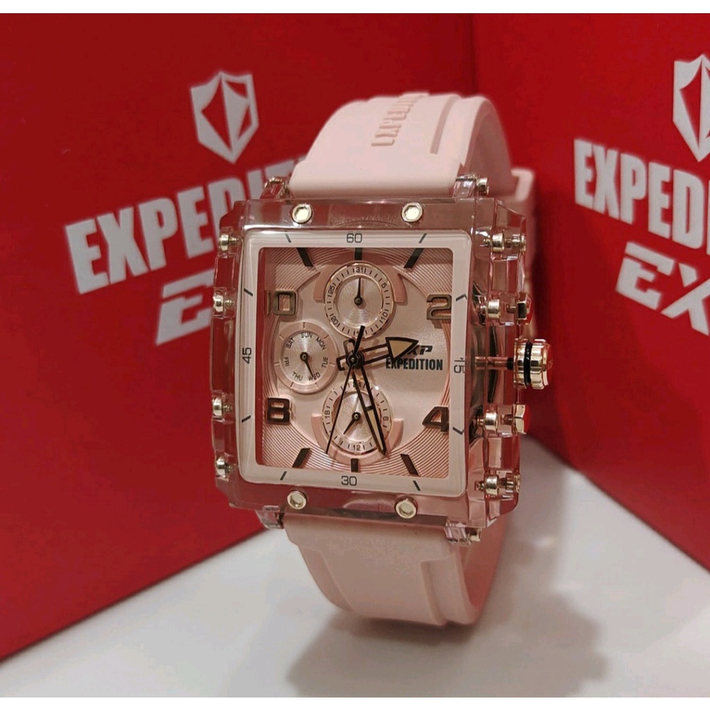 Expeditin E 6808 Various Colours Jam Tangan Unisex Original