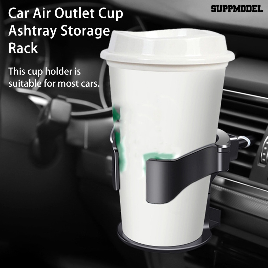 [SM Otomatis] 1set Dudukan Gelas Mobil Adjustable Outlet Udara Plastik Water Cup Bracket Aksesoris Otomatis