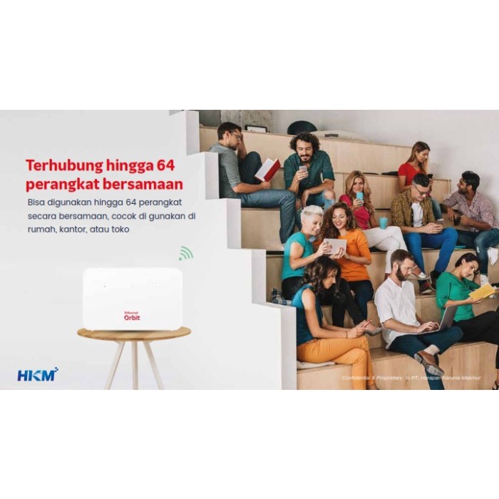 Modem WiFi Home Router 4G Telkomsel Orbit Pro H2 Huawei B530 FreeKuota