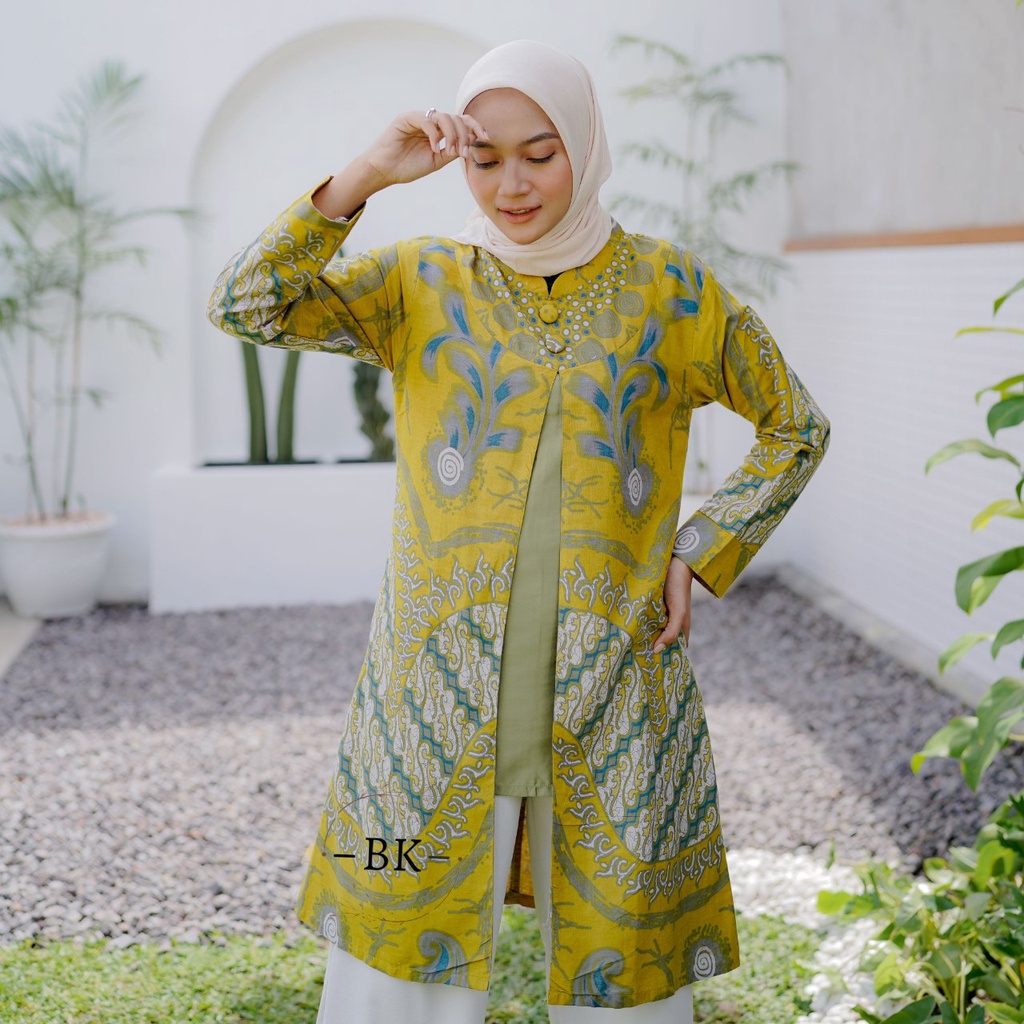 Batik tunik modern wanita premium | Batik tunik wanita terbaru kekinian | Batik tunik jumbo | Batik 