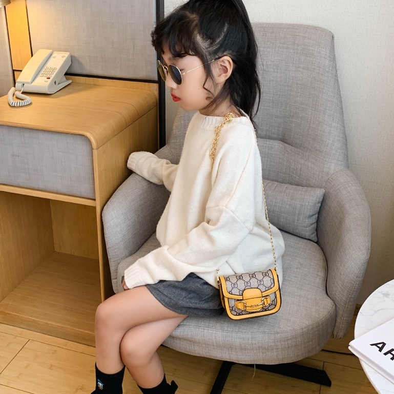 CHUBBI Tas Anak Selempang Perempuan Fashion Korea Kulit Gc Import