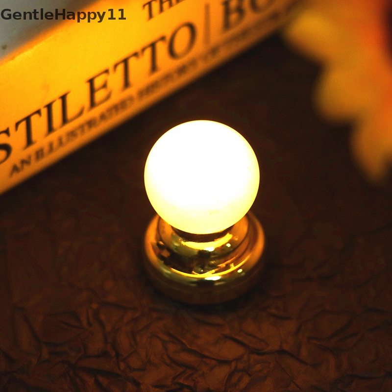 Gentlehappy 1:12rumah Boneka Miniatur Lampu Langit-Langit Lampu Dinding Lampu LED Kamar Dekorasi Outdoor Mainan id