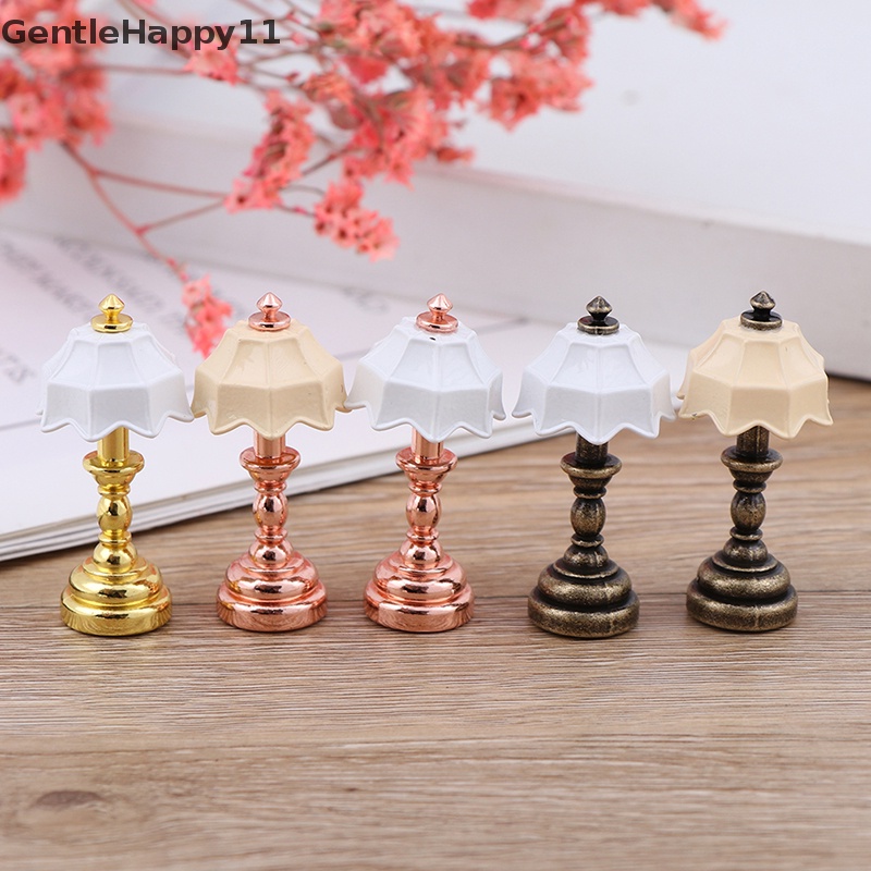 Gentlehappy1:12rumah Boneka Anak Bayi Hadiah Mainan Furniture mini Miniatur Lampu id