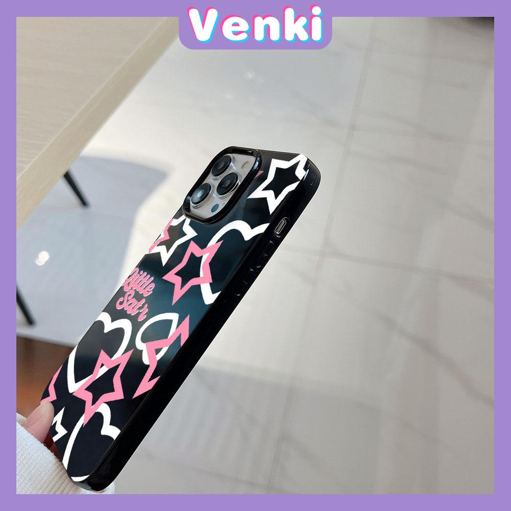 VENKI - For iPhone 11 iPhone Case Black Glossy TPU Soft Case Shockproof Protection Camera Cute Love Rabbit Compatible with iPhone 14 13 Pro max 12 Pro Max xr xs max 7Plus 8Plus