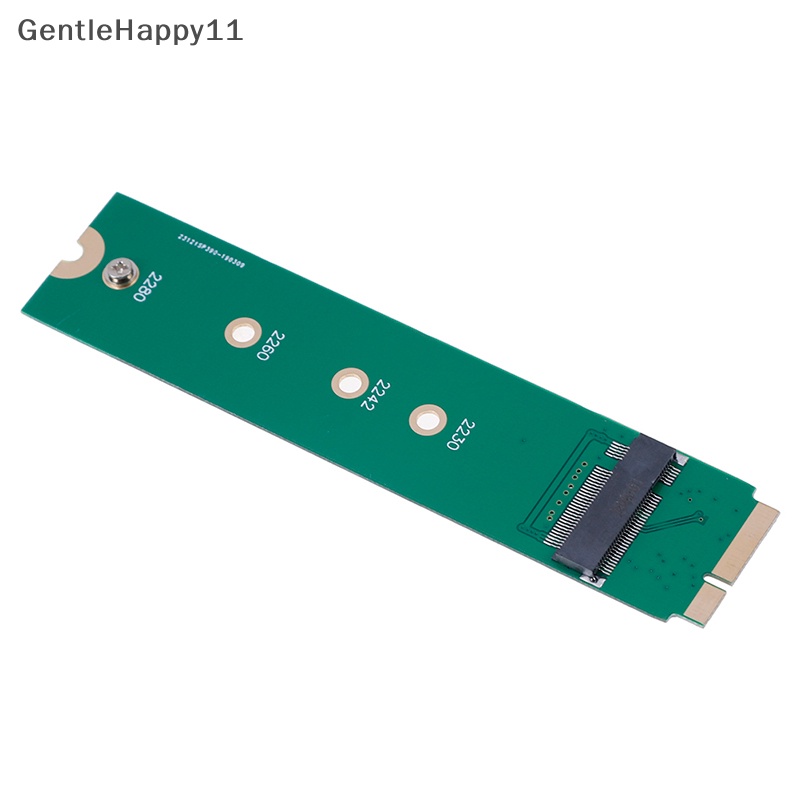 Gentlehappy M.2 NGFF SATA SSD converter adapter card Untuk macbook air 2012a1465 A1466 id