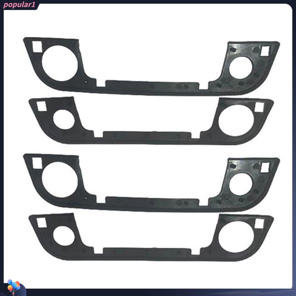 Populer 4pcs/set Exterior Door Handle Tahan Lama Bagian Mobil Auto Alat Pegangan Pintu Karet Seal Gasket Untuk BMW E36 E34 E32 3 5 7 Seri