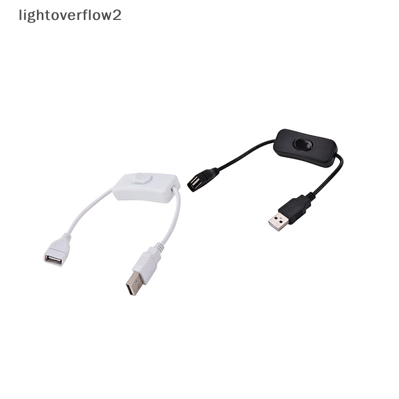 [lightoverflow2] Kabel USB Dengan Switch Power Control Untuk Raspberry Pi Arduino USB On Off Toggle [ID]