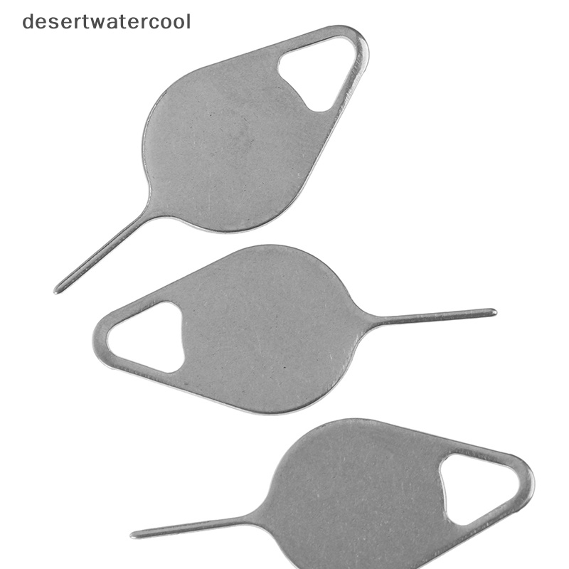 Deid 3pcs/set Sim Card Tray Removal Eject Pin Kunci Alat Stainless Untuk Telepon Martijn