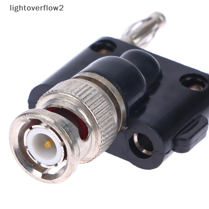 [lightoverflow2] 1pcs BNC Banana Male Female Jack Konektor Coaxial BNC Tee Tipe 3Way Splitter [ID]