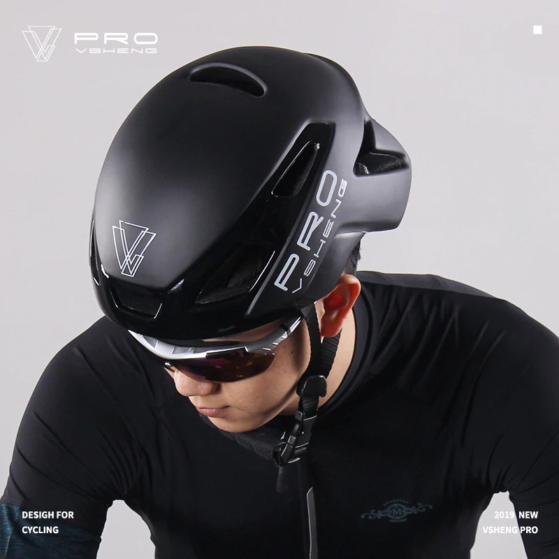 Mountainpeak VSHENG Series Helm Sepeda Cycling Bike Cap Integrally Molded - MTP01 - Black