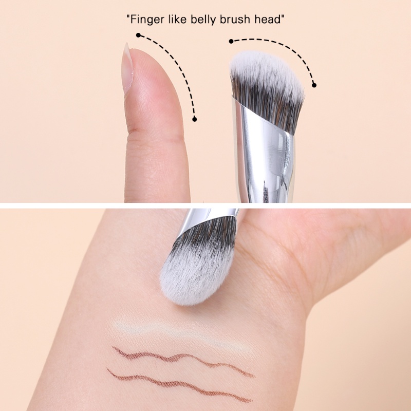 Kuas Concealer Wajah Profesional/Kuas Concealer Bawah Mata/Kuas Makeup Buffer Detail Eyeshadow Mini Untuk Wanita
