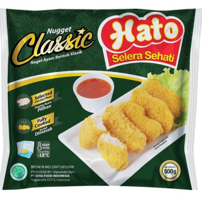 

Hato nugget Classic 500gr