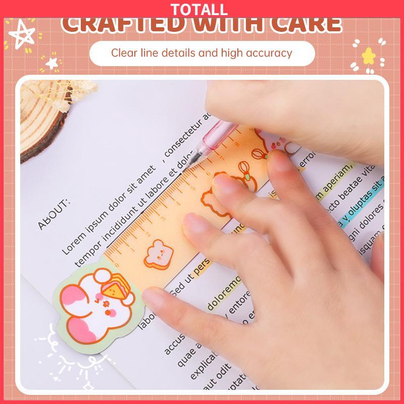 COD Cute Magnetic Ruler Office15cm Soft Ruler for Students Creative Stationery-Totall