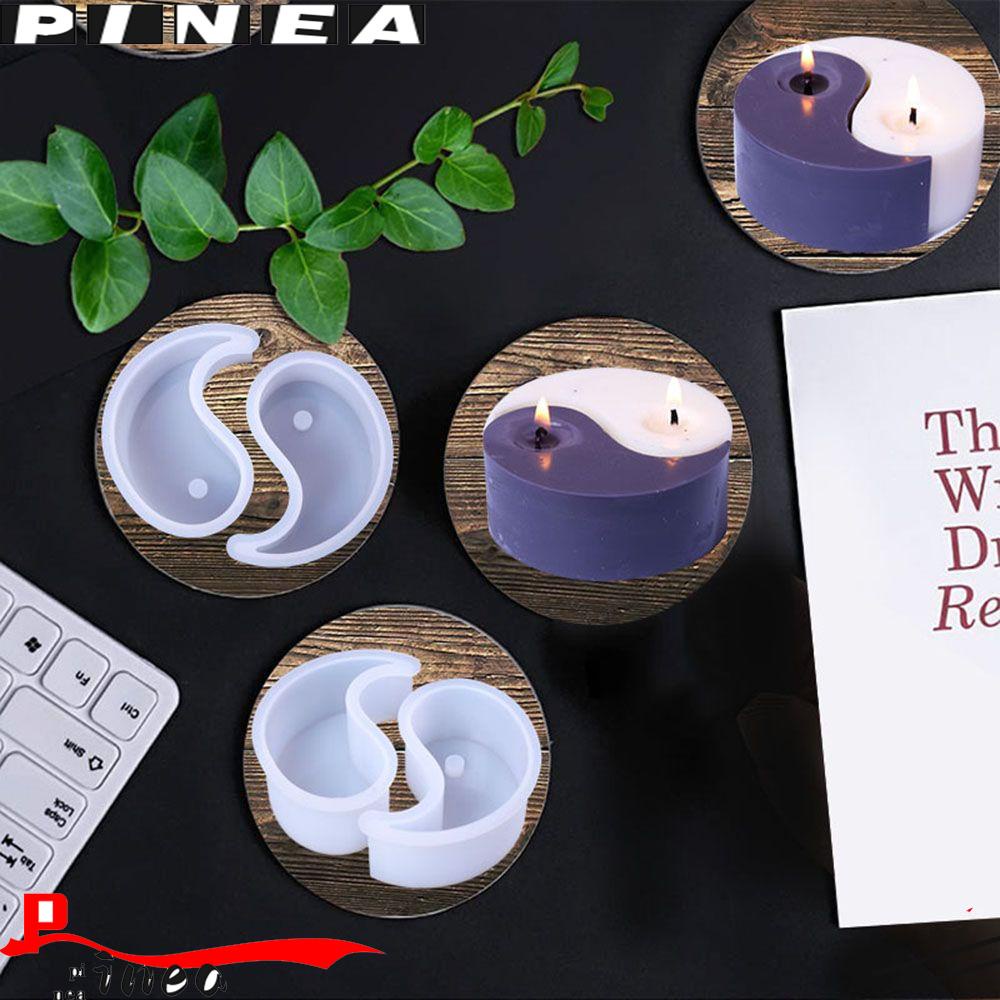 Nanas Tai Chi Art Kreatif Untuk Membuat Lilin Clay Tools Home Decor Epoxy Resin Mold Yin Yang Candle Mold