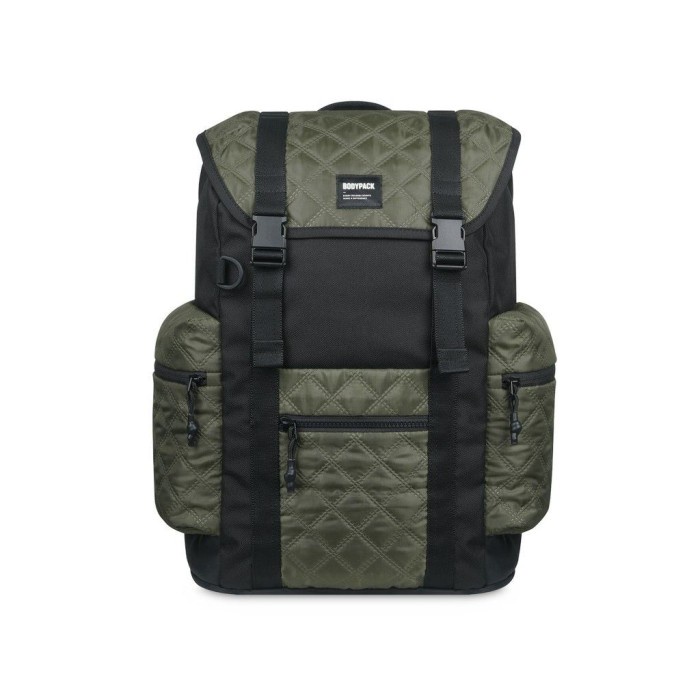 Bodypack Tas Ransel Author Overrow Laptop Backpack Olive BPEGB3D00 Ori