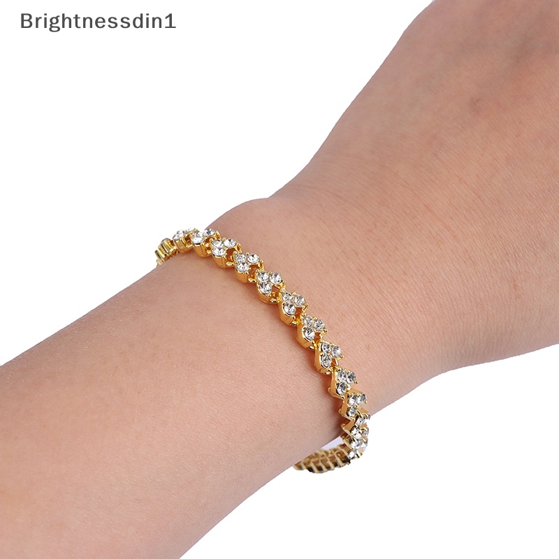 [Brightnessdin1] Gelang Terapi Magnet Beads Perawatan Kesehatan Penurunan Berat Badan Perhiasan Butik Kristal Wanita