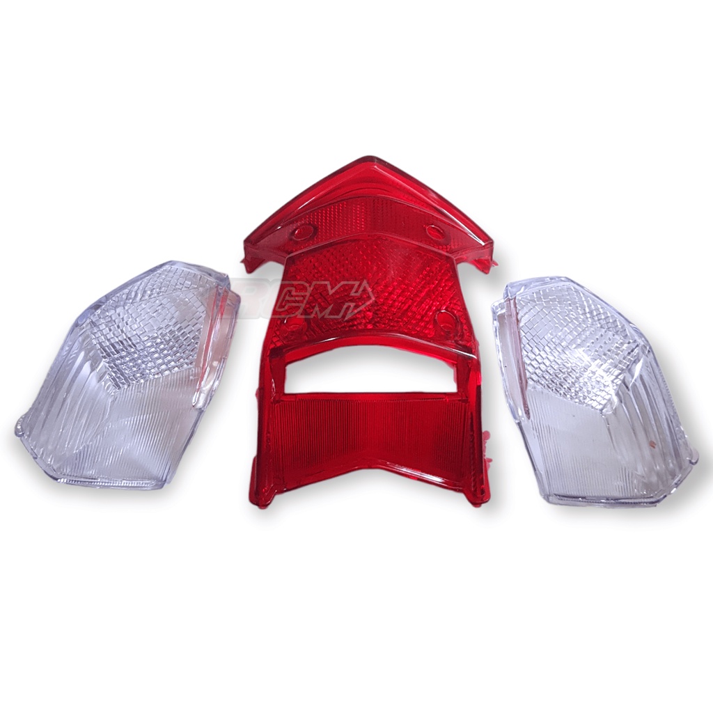 MIKA KACA LENSA STOP LAMP N SEN SEIN RITING RETING BELAKANG YAMAHA VEGA ZR LAMA OLD FULL BENING PUTIH CLEAR MERAH RED BEST QUALITY BAHAN TEBAL JAMINAN KUALITAS