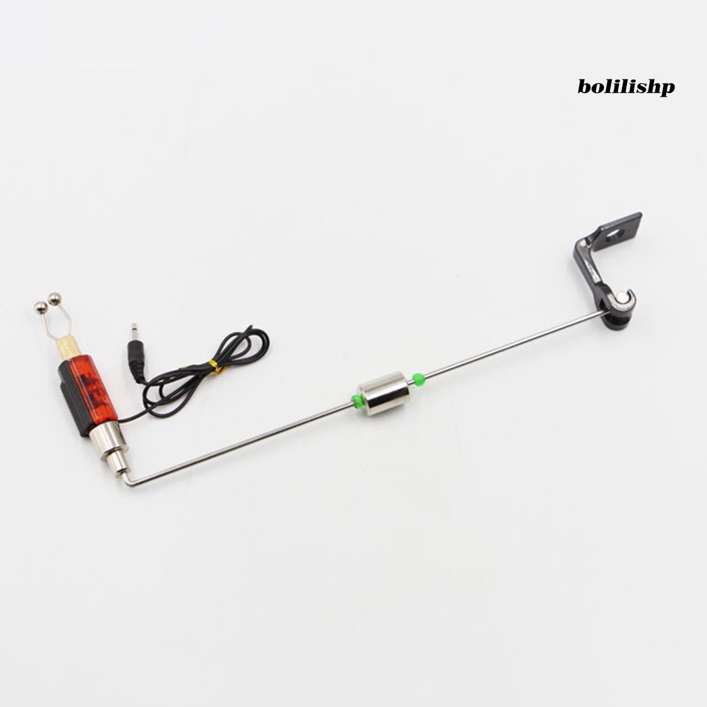 Bo-fishing Bite Alarm Kekuatan Tinggi Tahan Air Indikator Sinyal Sensitif Alarm Pancing Logam LED Indikator Gigit Pancing Laut