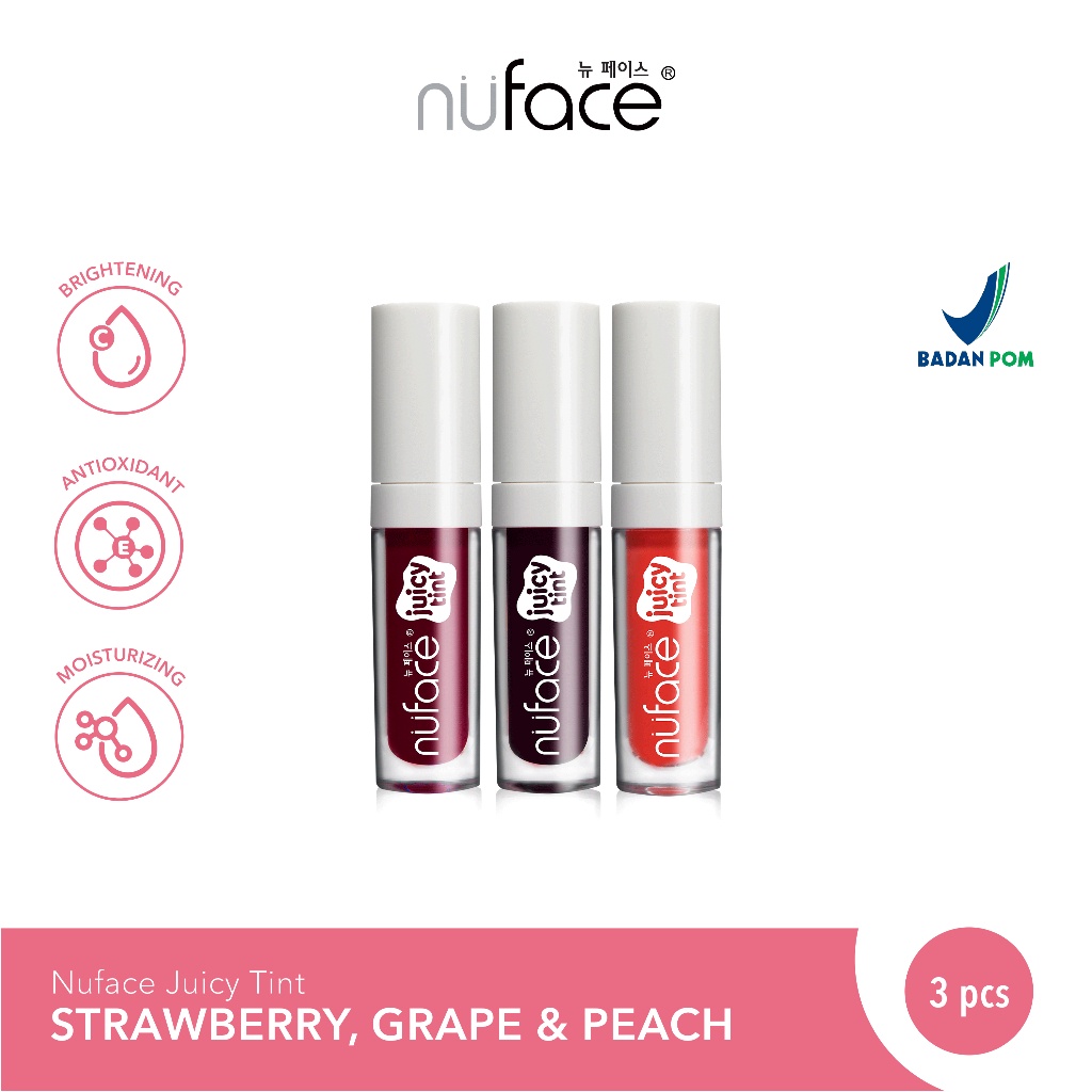Nuface Juicy Lip Tint Tahan Lama - Nuface Lip Tint
