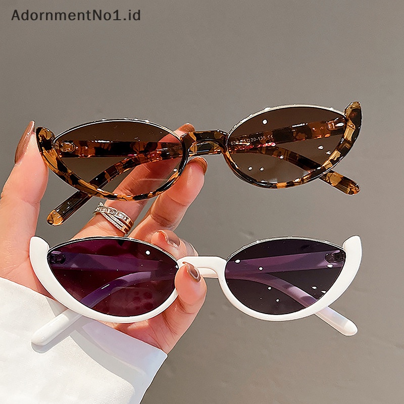 [AdornmentNo1] Kacamata Hitam Fashion Mata Kucing Untuk Wanita Minimalis Sunglasses Travel Eyewear [ID]