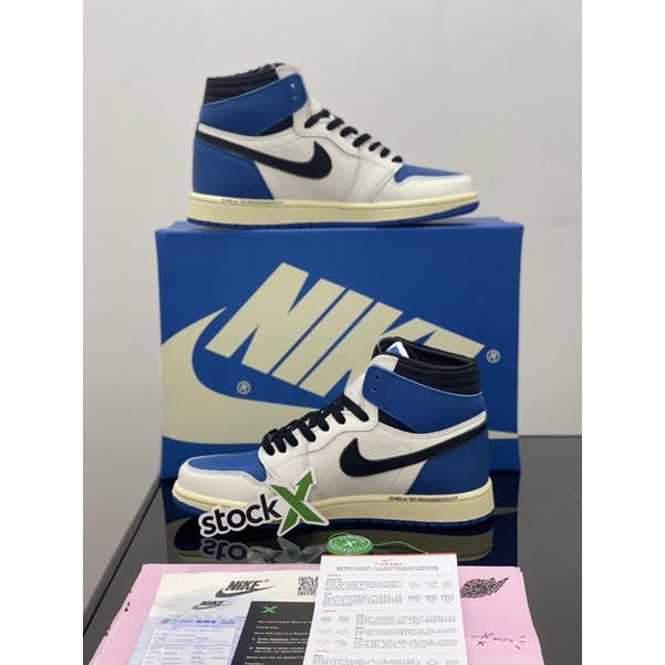 Sepatu Nike Air Jordan 1 High Fragment X Traviz Scoot BNIB