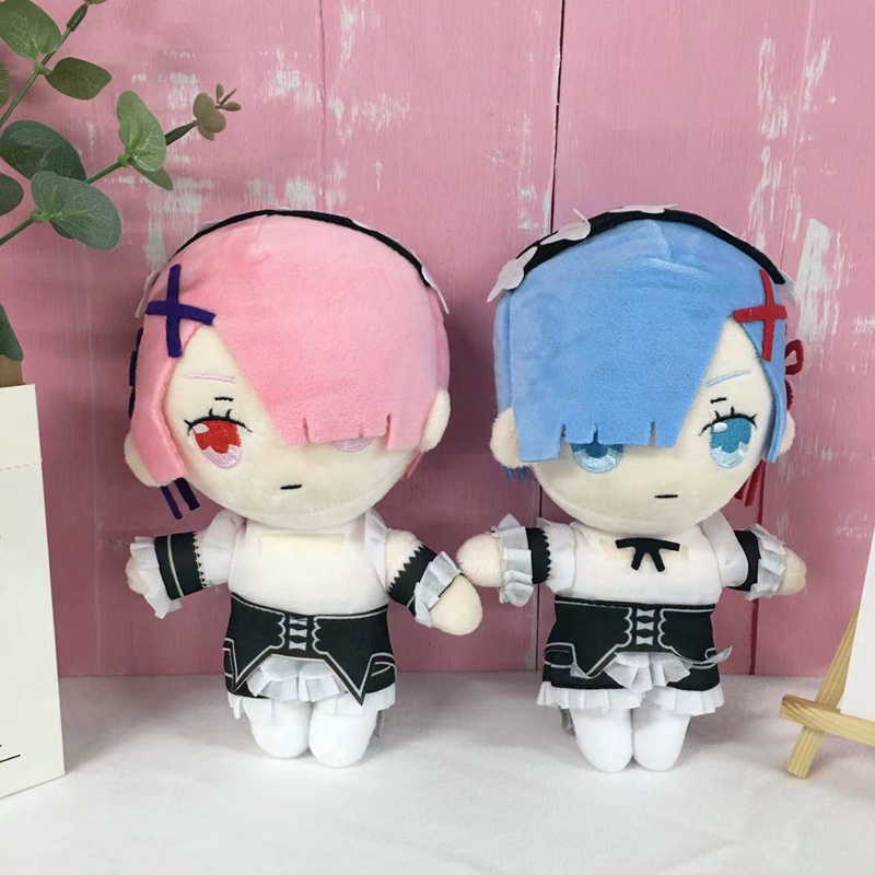 Boneka Plush Rem 20CM Re: Life In A Different World From Zero Cosplay Anime Ram Boneka Mainan