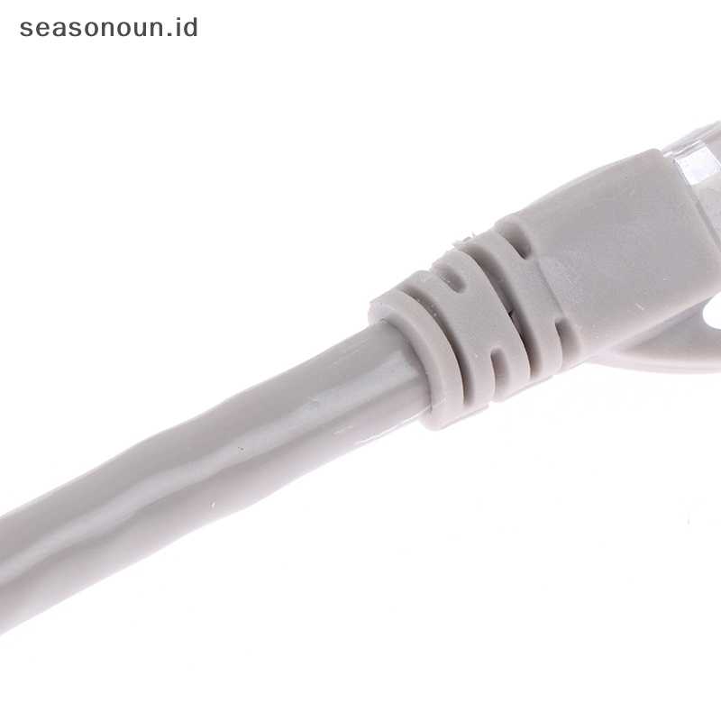 Seasonoun CAT6E Kabel Jaringan Eterna Male to Male RJ45 Patch LAN Kabel Pendek 0.2m-1.5m.