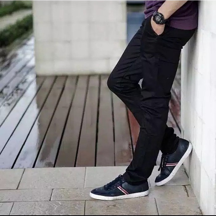 Celana Panjang Pria Chino Slimfit Strech Premium Kerjaseharian Casual