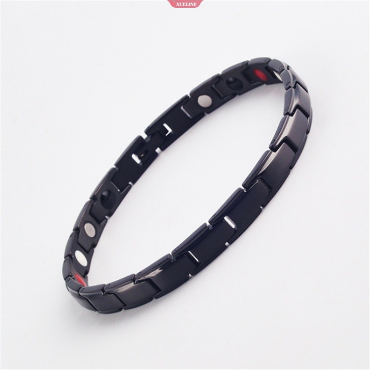 Ultra Kekuatan Bio Magnetik Terapi Gelang Wanita Mode Baris Ganda Kuat Magnet Germanium Ion Negatif Gelang Bangles [ZXL]