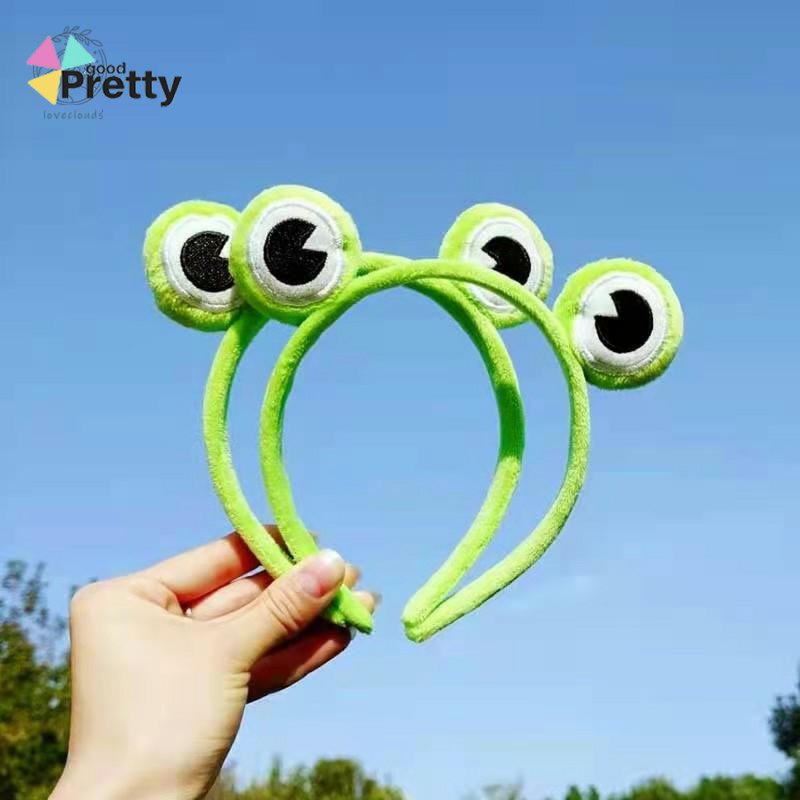 Headband Bando Mata Bando Katak Kodok Frog Lucu Kain Handuk Cuci Muka Facial P