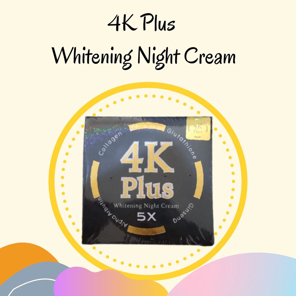 4K Plus 5X Whitening Night Cream | Underarm Cream | Day Cream | BB Cream | Goji Berry | Berry Plus | Wajah Mulus Putih Bebas Jerawat Thailand