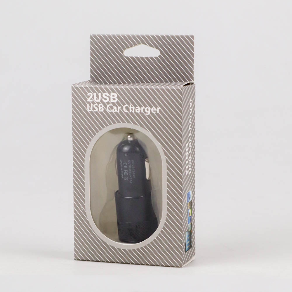 Fashion Dual USB Car Charger 2.1A - FM-001