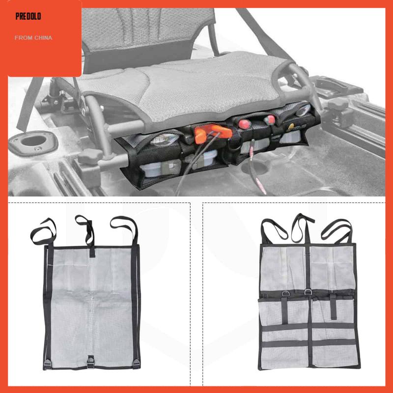 [Predolo] Nylon Boat Kayak Canoe Storage Mesh Side Pouch Bag Canoe Tackle Box Tahan Lama